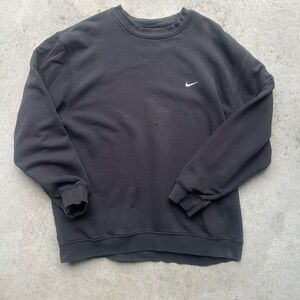 Nike Men's Dark Gray Crewneck Sweater